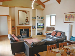 A spacious barn conversion with charming features near Looe