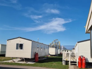 Lovely Caravan at Ingoldmells Just Behind Sealands