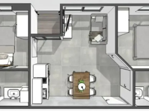 2BR Apartment  T2-717