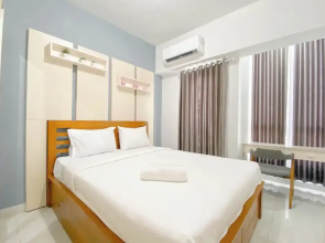 Simple White Studio Apartment At The Alton Semarang