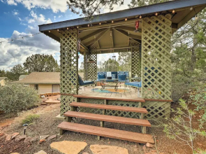 Gazebo & Fire Pit: Pet-friendly Payson Home!