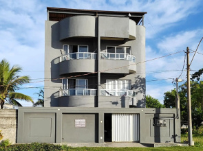 Apto frente ao mar com garagem