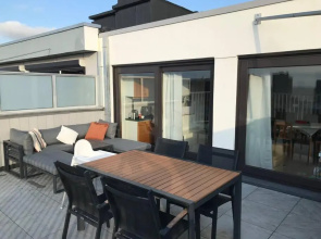 Penthouse met zeezicht en 2 terrassen