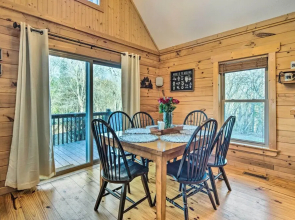 Quaint Cabin w/ Deck & Loft: 10 Mi to Lake Lure!