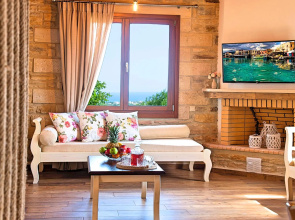 Cretan Sunrise Villa with Heated Pool