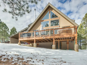 Angel Fire Cabin w/ Deck: 3 Mi to Ski Lifts!