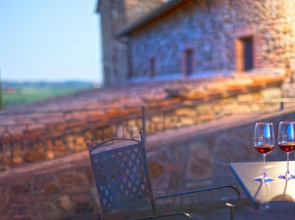 Typical Stone House Looking Banfi Wineries