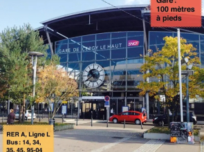 Chaleureux Studio 30m2 - Au pied de la Gare - PARKING