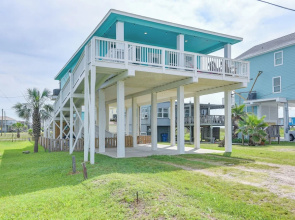 Furnished Deck + Ocean Views: Surfside Beach Home