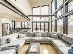 Custom Windham Mtn Villa w/ Pool, Theater & Views!