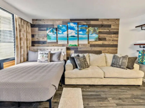 Inviting Waikiki Grand Hotel Room-1 Block to Beach