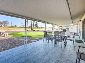 Patio, Grill: Home on Golf Course in Sun City!