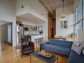 Luxe Downtown Penthouse with City Skyline Views