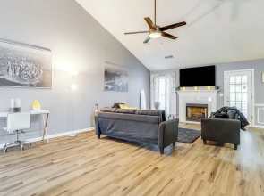 Close to Shopping: Pet-friendly Lawrenceville Home