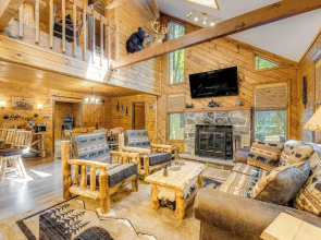 Game Room & Hot Tub: Pine Bear' Pocono Lake Cabin