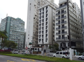 Apartamento em frente a Praia Santos