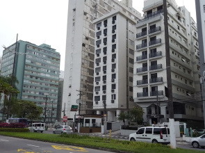 Apartamento em frente a Praia Santos