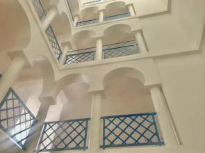 TANGER/ASILAH: APPART 50m2 FACE MER ET PISCINES, 5 PLACES, TOUT ÉQUIPÉ+WIFI+CLIM