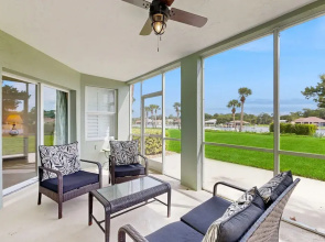 Ground Floor Waterview Condo With Resort Amenities, Private Patio and Pool