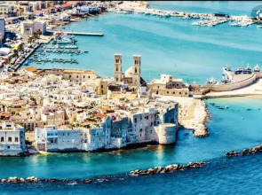 Studio in Molfetta, With Furnished Balcony Near the Beach