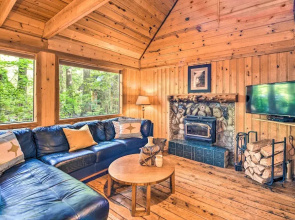 Three Enchanting Riverfront Cabins: Hot Tub Access