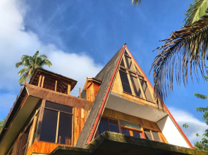 A-Frame Volcano House