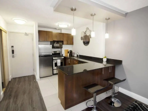 Sleek and Modern Studio Suite with Amazing View