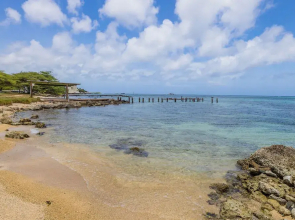 Secluded Beachfront Gem Pool Patio View BBQ