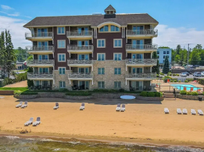 Beachfront Traverse City Resort Condo w/ Pool