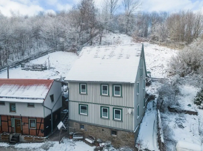 Beautiful apartment in the romantic Bode Gorge directly on the edge of the forest with fireplace