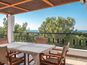 Saronis seaview 2bdr residence 500m from the beach