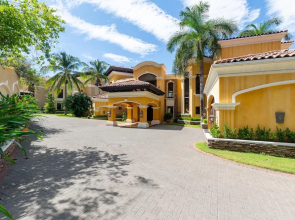 Spectacular Mediterranean-Style Mansion with Beachfront Views in Playa Flamingo