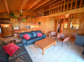 Chalet in Beffe With Hot Tub & Valley Views