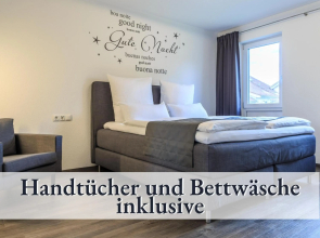 Apartment Black & White mit Sonnenbalkon und Parkplatz