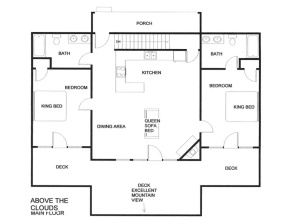 Above the Clouds, 4 Bedrooms, Pool Access, Private, Gaming, Sleeps 16