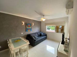 Apartamento Ubatuba Vista para o mar e pé na areia - Praia das Toninhas