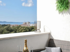 Stella Maris **** balcony, sea view, garage, BBQ