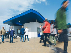 Stormvogel B3 - OOSTENDE - SEAVIEW Studio met frontaal zeezicht 4pers direct aan het strand
