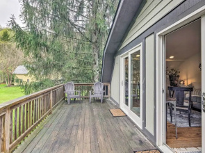 4 Mi to Boone: Converted Barn Duplex by Stream