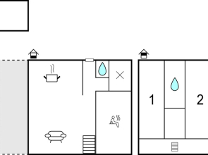 Nice Home in Zierow OT Poeler Drift With 2 Bedrooms, Sauna and Wifi