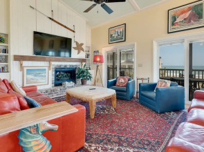 Huge Oceanfront Home With Full Golf Membership 8 Bedroom Home by Peace Vacations