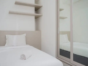 Modern Look And Comfy 2Br At Casa De Parco Apartment