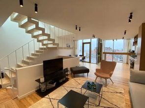 Top Floor New Duplex Stunning View In Trendy St Gilles