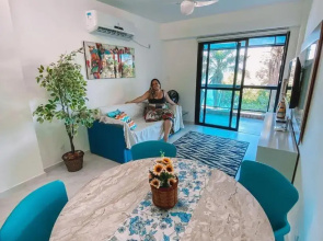 Apartamento no Porto Real Resort com vista para praia para 6 adultos e 4 adolescentes
