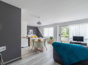 Nice studio with balcony and parking in Villeurbanne, near Lyon - Welkeys