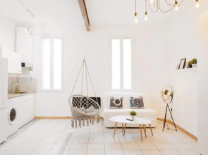 GregBnb-com - T2 Cocooning et chaise hamac -10min Gare