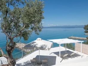 Seafront Pouletis Family Enchanting Gem With Pool