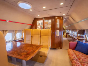 Boeing Airliner Private Jet With hot tub and Sauna