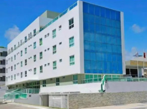 Flat Beira Mar do Cabo Branco Quarto com linda vista para o mar