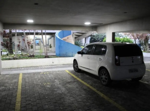 10F - Vista linda Pe areia Guaruja Tombo